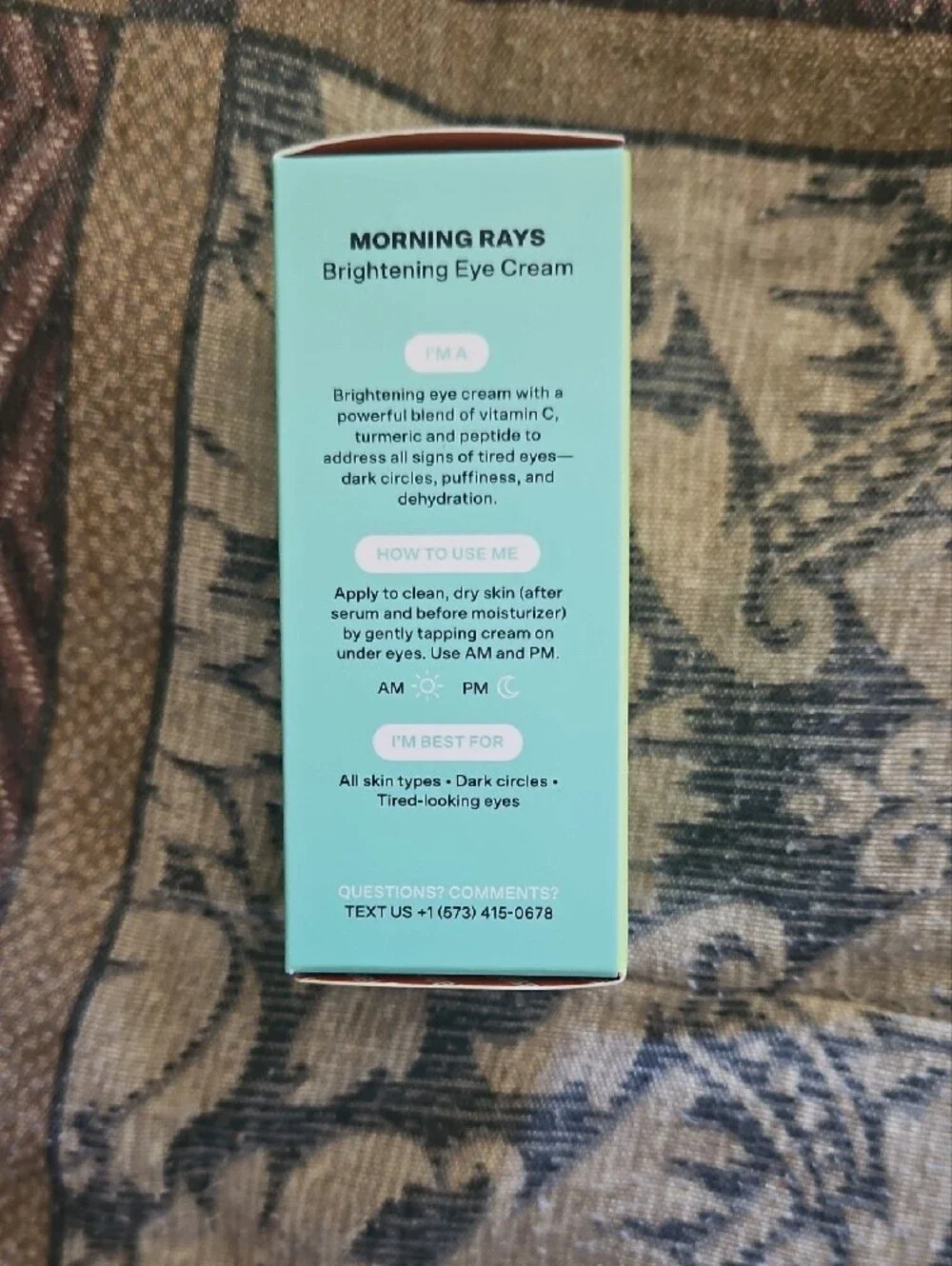 Morning Rays Brightening Eye Cream — Light Green By Bubble